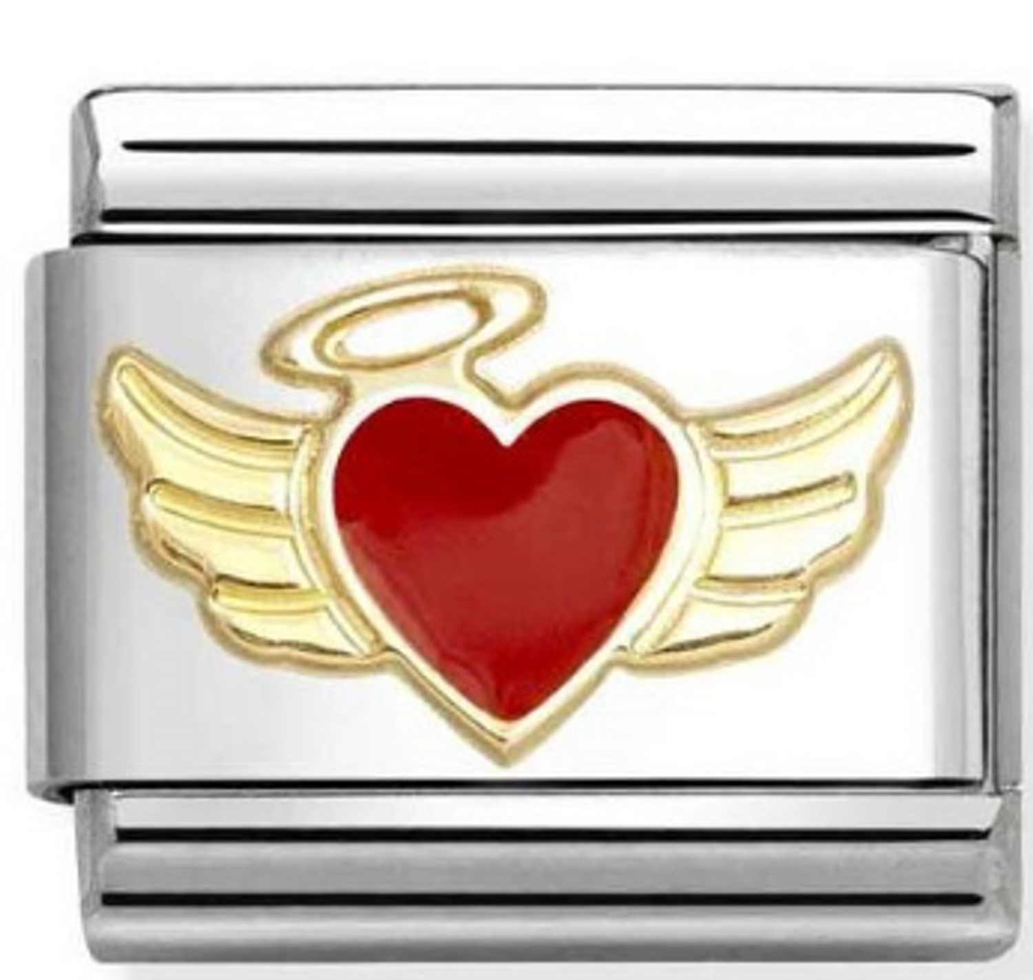 Nomination Link 18K zawieszka Anielskie serce z czerwoną emalią 030207 52.png